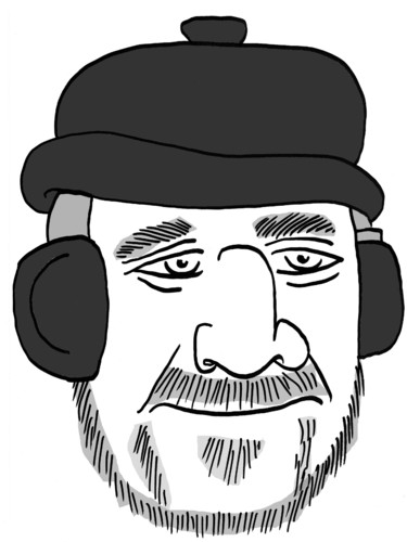 Cartoon: Gerd Ruge (medium) by Eliasbeth Hauck tagged gerd,ruge,karikatur