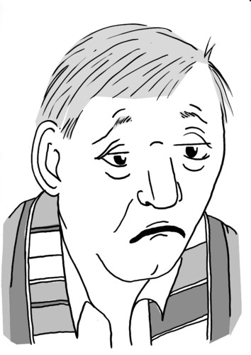 Cartoon: Olli Dittrich (medium) by Eliasbeth Hauck tagged karikatur,olli,dittrich,dittsche