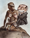 Cartoon: Berlusconi in Copenhagen (small) by matteo bertelli tagged copenhagen berlusconi