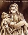 Cartoon: La Pieta del Ciarpame (small) by matteo bertelli tagged berlusconi,pieta