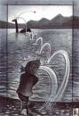 Cartoon: Luckness (small) by matteo bertelli tagged illustration lockness monster 