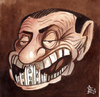 Cartoon: the Milan cathedral (small) by matteo bertelli tagged berlusconi,cathedral,foolish,bertelli