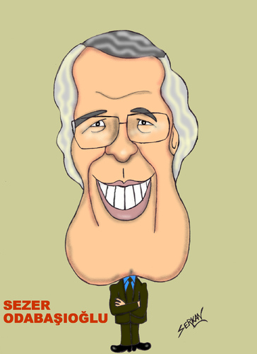 Cartoon: SEZER ODABASIOGLU (medium) by serkan surek tagged surekcartoons