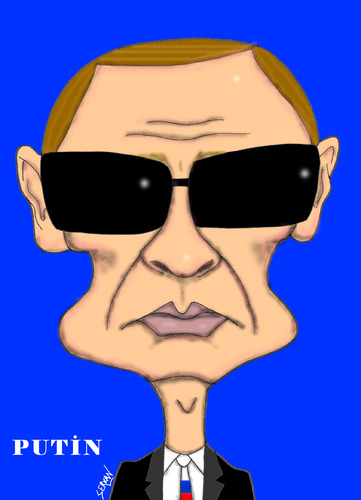 Cartoon: VLADIMIR PUTIN (medium) by serkan surek tagged surekcartoons