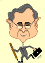 Cartoon: CEMAL TUNCERI (small) by serkan surek tagged surekcartoons