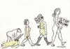 Cartoon: EVOLUTION (small) by serkan surek tagged surekcartoons
