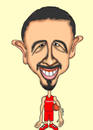 Cartoon: HIDAYET TURKOGLU (small) by serkan surek tagged surekcartoons