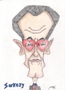 Cartoon: SARKOZY (small) by serkan surek tagged surekcartoons