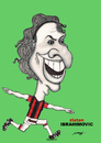 Cartoon: ZLATAN IBRAHIMOVIC (small) by serkan surek tagged surekcartoons