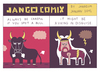 Cartoon: JANGO COMIX - BULL (small) by jangojim tagged jango,comix,cartoon,jangojim,antwerp,belgium,berlin,kreuzberg,bull,viking,cloud,thunder,lightning,disguise,camouflage