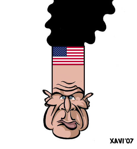 Bush fumes Bush fumes