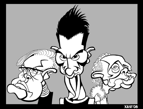 Cartoon: Depeche Mode (medium) by Xavi dibuixant tagged fletcher,andy,gore,martin,gahan,dave,music,caricature,mode,depeche,dm,depeche mode,karikatur,portrait,illustration,band,musikband,musiker,musik,stars,dave gahan,martin gore,andy fletcher,depeche,mode,dave,gahan,martin,gore,andy,fletcher