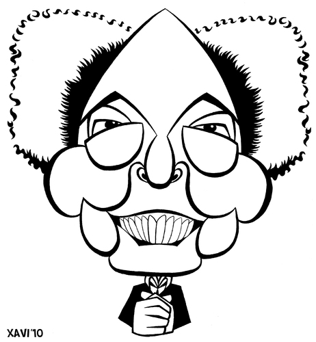 Cartoon: Eduard Punset (medium) by Xavi dibuixant tagged eduard,punset,caricature,caricatura,eduart punset,kariaktur,karikaturen,wissenschaftler,anwalt,eduart,punset