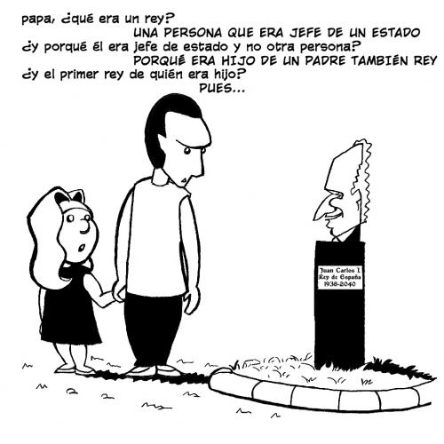 Cartoon: El jardin del rey (medium) by Xavi dibuixant tagged king,rey,spain,monarquia,espanya