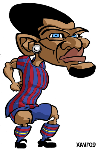 Cartoon: FC Barcelona 2010 Dani Alves (medium) by Xavi dibuixant tagged alves,dani,caricature,caricatura,fcb,barcelona,football,futbol,fc barcelona 2010,fußball,sport,sportler,fußballer,karikatur,karikaturen,fc,barcelona,2010,dani alves,dani,alves