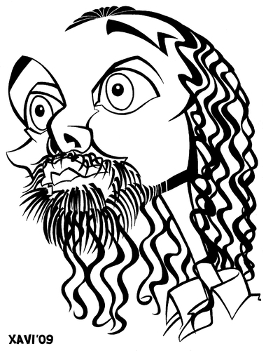 Cartoon: Pablo Morales de los Rios (medium) by Xavi dibuixant tagged pablo,morales,de,los,rios,caricatura,caricature