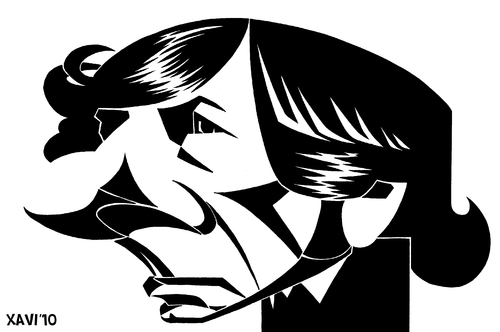Cartoon: Roman Polanski (medium) by Xavi dibuixant tagged roman,polanski,cinema,director,art,film,caricature,caricatura,cartoon,roman polanski,karikatur,karikaturen,regisseur,film,roman,polanski