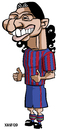 Cartoon: FC Barcelona 2010 Ibrahimovic (small) by Xavi dibuixant tagged ibrahimovic zlatan caricature caricatura fcb barcelona football futbol