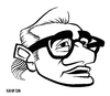 Cartoon: Martin Scorsese (small) by Xavi dibuixant tagged martin,scorsese,film,cinema,oscar,director,hollywood,star