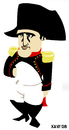 Cartoon: Napoleon Bonaparte (small) by Xavi dibuixant tagged napoleon,bonaparte,france,19,century,war,battle,waterloo