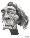 Cartoon: Salvador Dali (small) by Xavi dibuixant tagged salvador,dali,painter,culture,picture,abstract