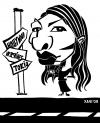 Cartoon: Sofia Coppola (small) by Xavi Caricatura tagged sofia,coppola,caricature,cinema,film