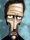 Cartoon: Dr. House - Hugh Laurie (small) by cesar mascarenhas tagged hugh,laurie,house,doctor,tv,show,cesar,mascarenhas