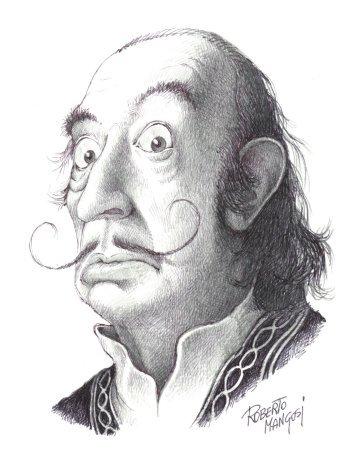 Cartoon: Dali (medium) by Roberto Mangosi tagged caricature,dali