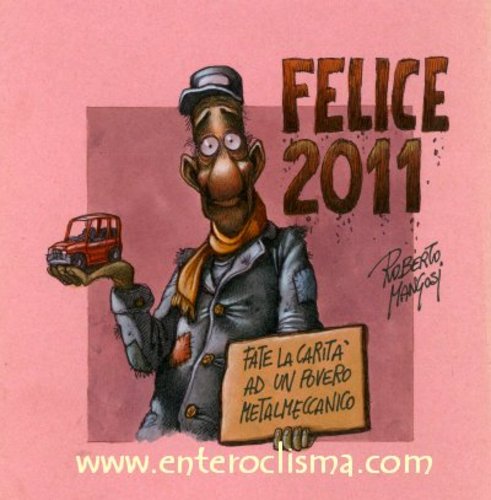 Cartoon: New Year (medium) by Roberto Mangosi tagged job,new,year