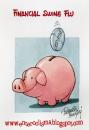 Cartoon: Financial Swine Flu (small) by Roberto Mangosi tagged pig flu financial crisis economy