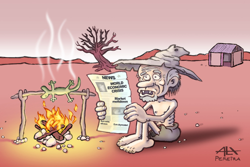 Cartoon: Crisis (medium) by Alex Pereira tagged crisis,economy
