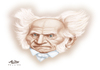 Cartoon: Schopenhauer (small) by Alex Pereira tagged philosophy