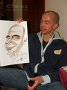 Cartoon: Live caricature (small) by takacs tagged live,caricature