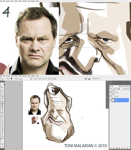 Cartoon: James Andrew Innes Jack Dee (medium) by Toni Malakian tagged james,andrew,innes,jack,dee,toni,malakian,karikatur,caricature,tutorial