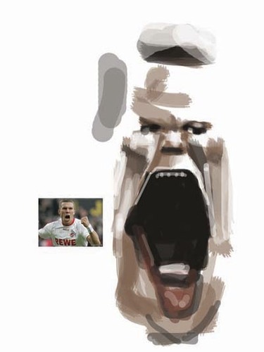 Cartoon: podolski (medium) by Toni Malakian tagged podolski,karikatur,kartun,caricature,toni,malakian