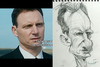 Cartoon: Dean Tony Goldwyn (small) by Toni Malakian tagged tonimalakian,caricature,karikatur,the,mechanic