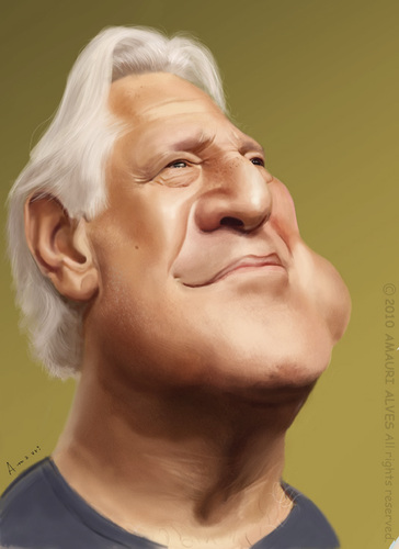 Cartoon: Antonio Fagundes (medium) by Amauri Alves tagged digital,photoshop