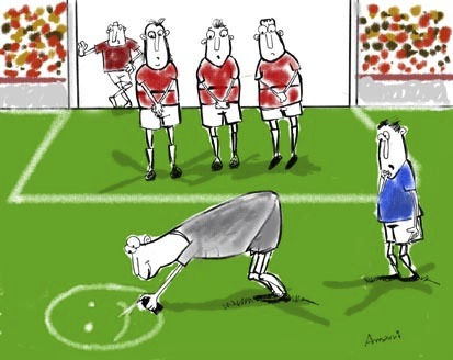 Cartoon: Happy Soccer (medium) by Amauri Alves tagged cartoon,soccer