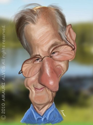 Cartoon: James Cromwell (medium) by Amauri Alves tagged digital,photoshop,caricature