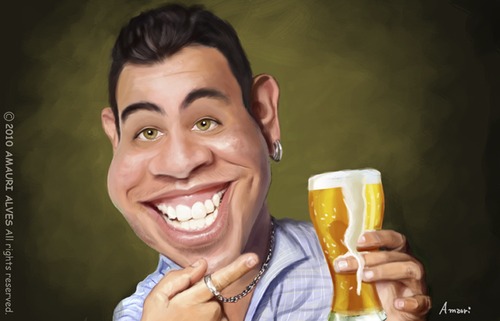 Cartoon: Order caricature (medium) by Amauri Alves tagged digital,painting