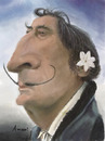 Cartoon: Salvador Dali (small) by Amauri Alves tagged photoshop digital salvador