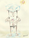 Cartoon: Water (small) by Amauri Alves tagged water,hearth