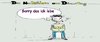 Cartoon: Sorry (small) by amigomike tagged hartz4