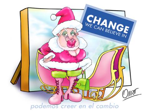 Cartoon: Change (medium) by riva tagged navidad,noel,clauss