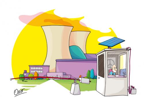 Cartoon: energy (medium) by riva tagged nuclear,energy,solar