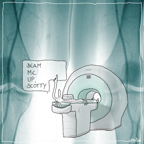 Cartoon: Beam me up scotty (medium) by kika tagged narkose,anästhesie,scotty,krankenhaus,operation,op,ärzte