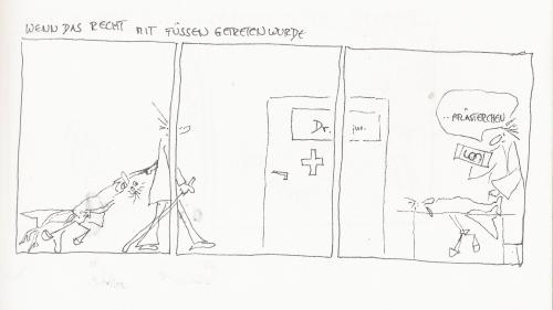 Cartoon: dr.jur (medium) by kika tagged ezt