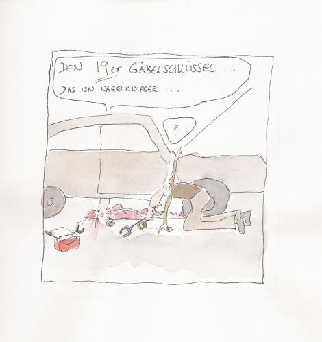 Cartoon: frau sein (medium) by kika tagged frauen,