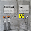 Cartoon: Blindenschrift (small) by kika tagged braile,schrift,blindenschrift,sichtbeton,beton,architektur,baustelle,bauleitung,mängel,bauschäden,handwerk,rohbau