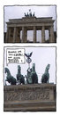 Cartoon: Richtung... (small) by kika tagged brandenburger,tor